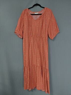 beachlunchlounge collection Beachlunchlounge Floral Rayon Dress Size XL/TG